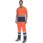 Obrázek z Cerva MONZON HV Pánské tričko oranžové / navy 