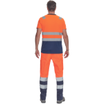 Obrázek z Cerva MONZON HV Pánské tričko oranžové / navy 