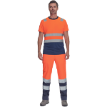 Obrázek z Cerva MONZON HV Pánské tričko oranžové / navy 