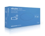Obrázek z MERCATOR nitrylex® basic blue jednorázové rukavice 