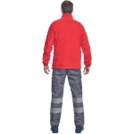 Obrázek z Cerva BHADRA Pánská fleecová bunda červená 