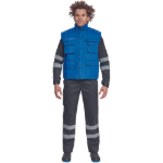 Obrázek z Cerva TRITON Pracovní zateplená vesta modrá 