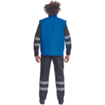 Obrázek z Cerva TRITON Pracovní zateplená vesta modrá 