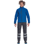 Obrázek z Cerva CHITRA Pánská softshellová bunda modrá 