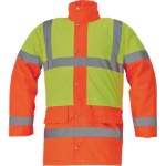 Obrázek z Cerva SEFTON Reflexní bunda žlutá / oranžová - zimní 
