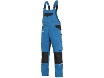 Obrázek CXS STRETCH Pracovní kalhoty s laclem modré