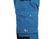 Obrázek z CXS STRETCH Pracovní kalhoty s laclem modré 