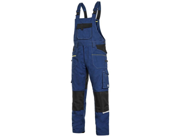 Obrázek CXS STRETCH Pracovní kalhoty s laclem tmavě modré