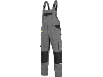 Obrázek CXS STRETCH Pracovní kalhoty s laclem šedé