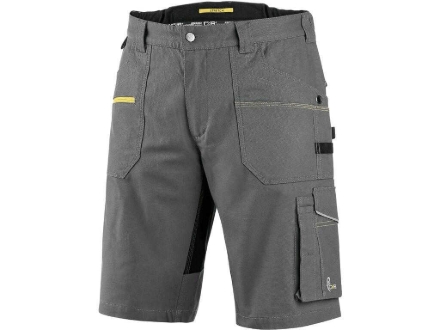Obrázek CXS STRETCH Pracovní kraťasy šedo - černé