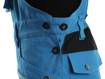 Obrázek z CXS STRETCH Dámské pracovní kalhoty s laclem modro / černé 