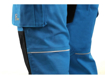 Obrázek z CXS STRETCH Dámské pracovní kalhoty s laclem modro / černé 