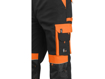 Obrázek z CXS SIRIUS BRIGHTON Pracovní kalhoty černo-oranžová 