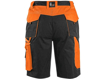 Obrázek z CXS SIRIUS BRIGHTON Pracovní kraťasy černo-oranžové 