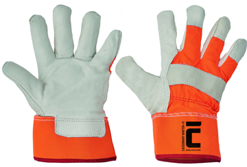 Obrázek Cerva CASSOWARY WINTER Pracovní rukavice HV oranžová- zimní - 72 párů