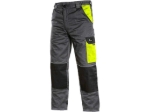 Obrázek z CXS PHOENIX CEFEUS Montérkové kalhoty šedo-žluté 