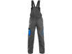 Obrázek z CXS PHOENIX CRONOS Pracovní kalhoty s laclem šedo-modré 