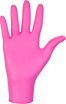 Obrázek z MERCATOR nitrylex® magenta jednorázové rukavice 