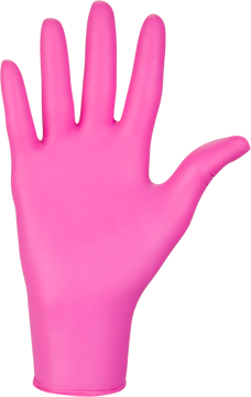 Obrázek MERCATOR nitrylex® magenta jednorázové rukavice