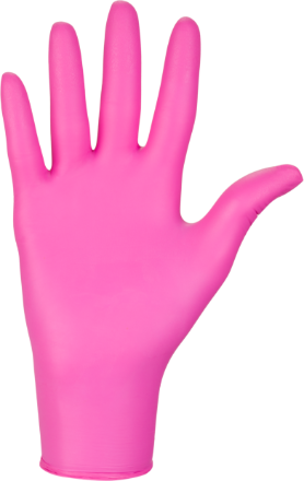Obrázek MERCATOR nitrylex® magenta jednorázové rukavice