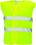 Obrázek z Cerva LYNX Reflexní vesta žlutá 