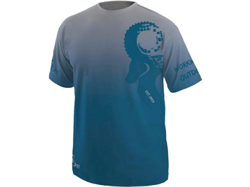 Obrázek CXS SPORTY II Pánské sportovní triko modro-šedé