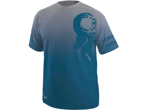 Obrázek z CXS SPORTY II Pánské sportovní triko modro-šedé 