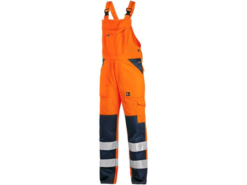 Obrázek z CXS NORWICH Reflexní kalhoty s laclem oranžovo - modré 