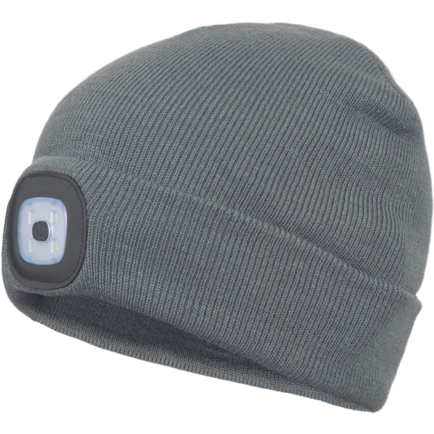 Obrázek z Cerva DEEL LED čepice s lampou šedá 