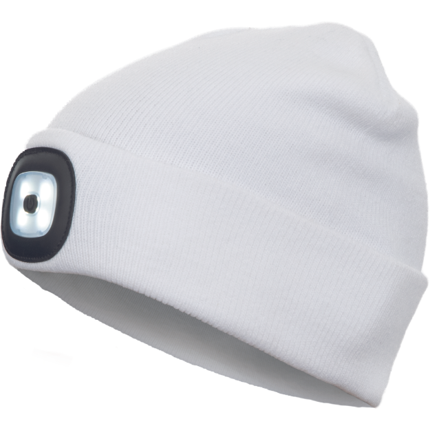 Obrázek z Cerva DEEL LED čepice s lampou bílá 