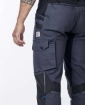 Obrázek z ARDON®4Xstretch® Pracovní kalhoty s laclem tmavě šedá 