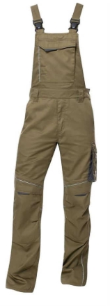 Obrázek ARDON®SUMMER Pracovní kalhoty s laclem khaki zkrácené