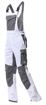 Obrázek z ARDON®SUMMER Pracovní kalhoty s laclem bílé zkrácené 