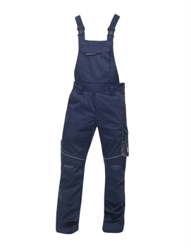 Obrázek ARDON®SUMMER Pracovní kalhoty s laclem tmavě modré prodloužené