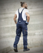 Obrázek z ARDON®SUMMER Pracovní kalhoty s laclem tmavě modré prodloužené 
