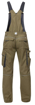 Obrázek z ARDON®SUMMER Pracovní kalhoty s laclem khaki prodloužené 