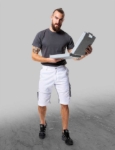 Obrázek z ARDON®SUMMER Pracovní šortky bílé 