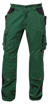 Obrázek ARDON®VISION Pracovní kalhoty do pasu zelené zkrácené