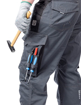 Obrázek z ARDON®VISION Pracovní kalhoty do pasu tmavě šedé zkrácené 