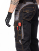 Obrázek z ARDON®VISION Pracovní kalhoty do pasu černá zkrácené 