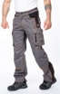 Obrázek z ARDON®VISION Pracovní kalhoty do pasu šedá barva prodloužené 