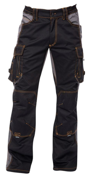 Obrázek ARDON®VISION Pracovní kalhoty do pasu černá barva prodloužené