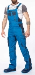Obrázek z ARDON®VISION Pracovní kalhoty s laclem zkrácené modré 