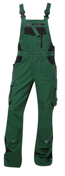 Obrázek ARDON®VISION  Pracovní kalhoty s laclem zelené zkrácené