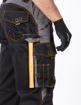 Obrázek z ARDON®VISION  Pracovní kalhoty s laclem černé zkrácené 