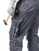 Obrázek z ARDON®VISION Pracovní kalhoty s laclem tmavě šedá 