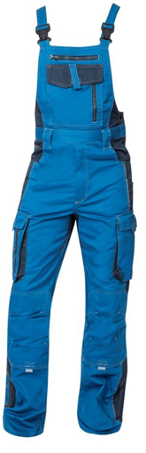 Obrázek z ARDON®VISION  Pracovní kalhoty s laclem modré prodloužené 