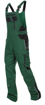 Obrázek z ARDON®VISION  Pracovní kalhoty s laclem zelená prodloužené 