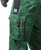 Obrázek z ARDON®VISION  Pracovní kalhoty s laclem zelená prodloužené 