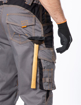 Obrázek z ARDON®VISION  Pracovní kalhoty s laclem šedá prodloužené 